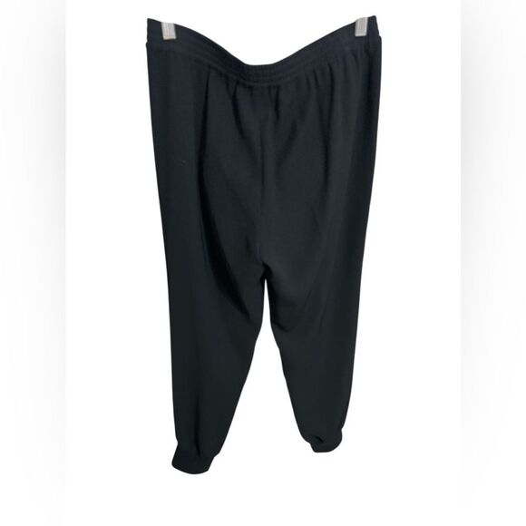 Vince medium crape jogger trousers black legging - Picture 4 of 12